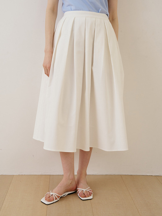[New Color] Flared Full Skirt_2color