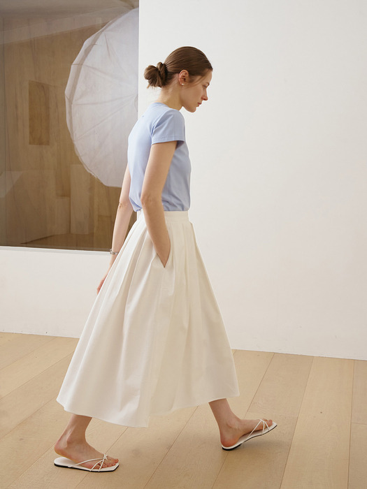 [New Color] Flared Full Skirt_2color