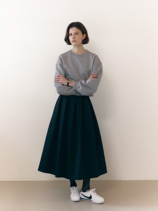 [New Color] Flared Full Skirt_2color