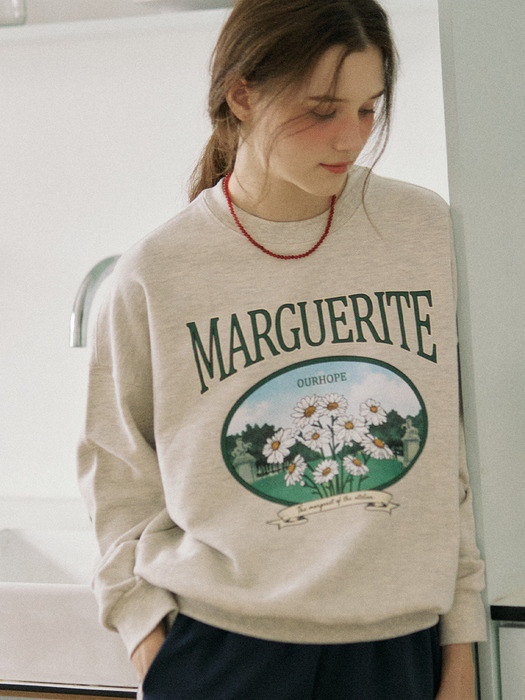 Jardin Margaret Sweatshirt - Oatmeal