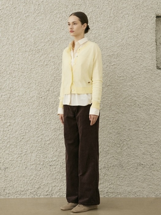 TUILERIES KNIT CARDIGAN_YELLOW