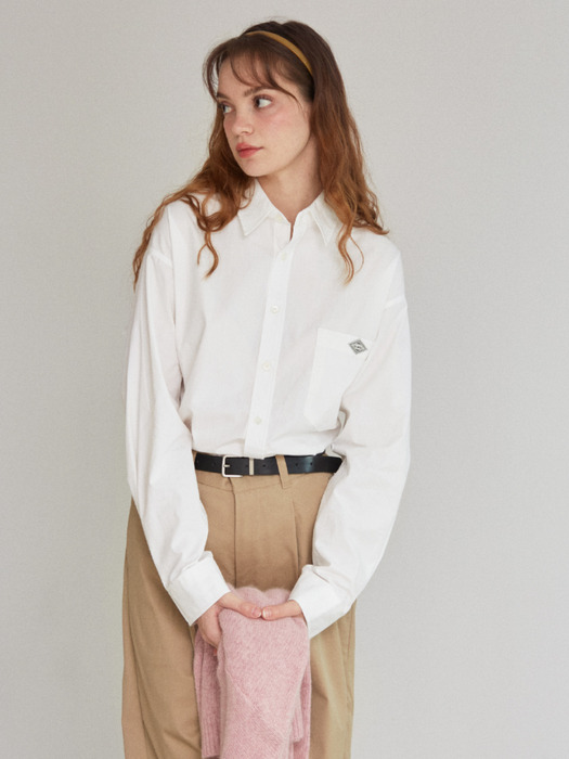 conel oversized cotton shirts (ivory)