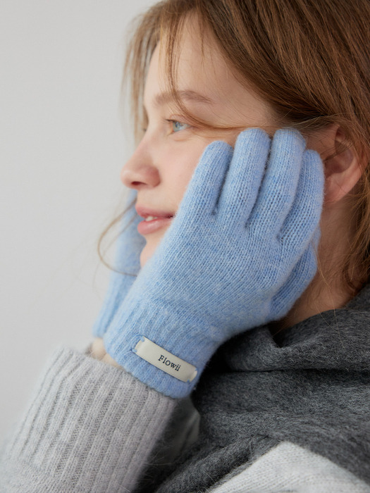 (선물포장) Daily Wool Knit Gloves