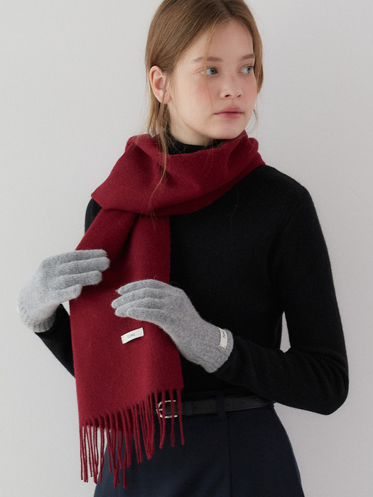 (선물포장) Daily Wool Knit Gloves