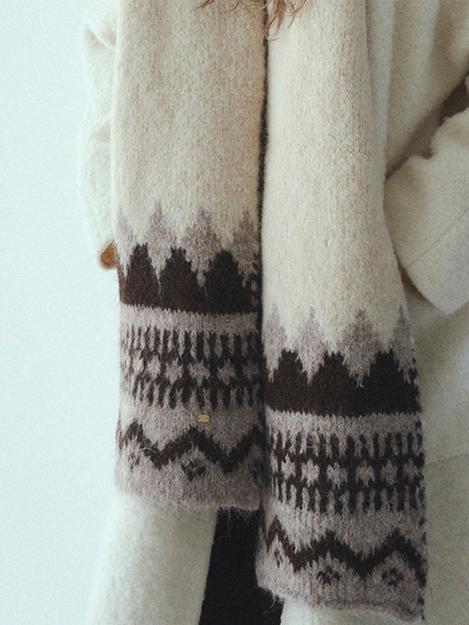 Nordic wool muffler_5color