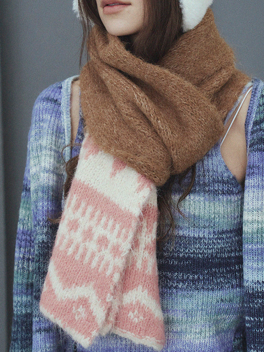 Nordic wool muffler_5color