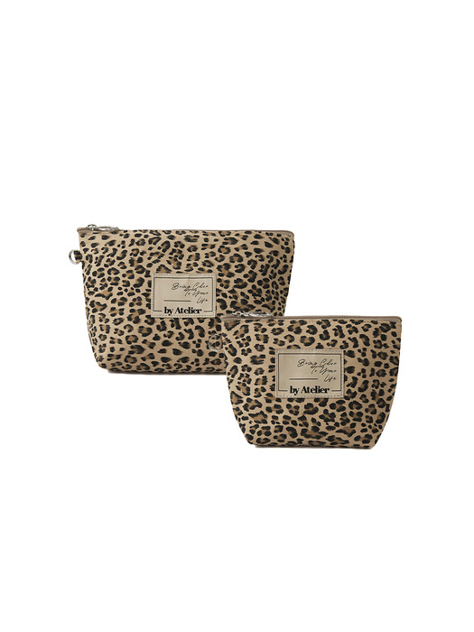 [by Atelier] LENNY POUCH _LEOPARD_2 Size