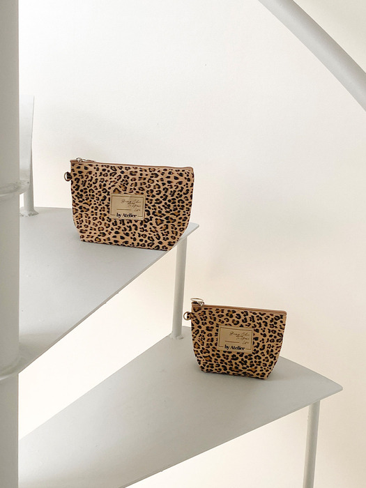 [by Atelier] LENNY POUCH _LEOPARD_2 Size