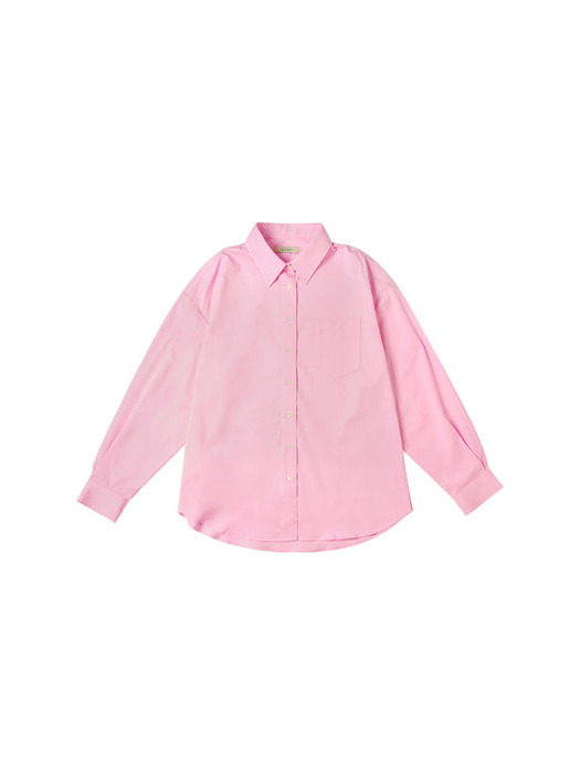 SITP5175 오버 핏 클라우드 셔츠_Light pink