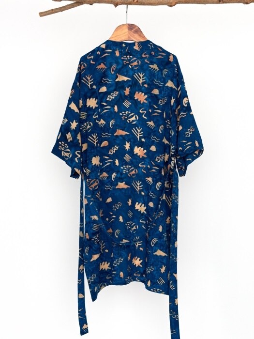 Kids Robe - Sunset / Navy