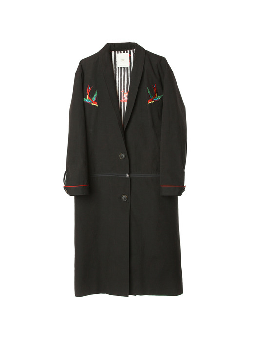 benny julie robe coat[black(UNISEX)]_UTO-SC01