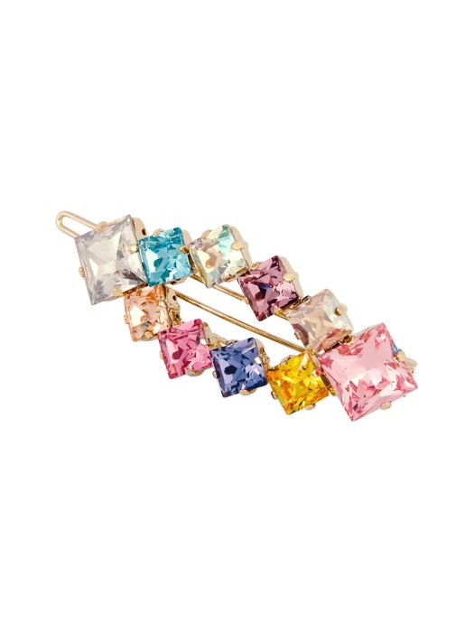 Fruity Square Pink Hair Pin