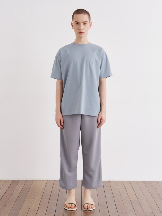 9/L Wide Cut Mesh Pants [Grey]