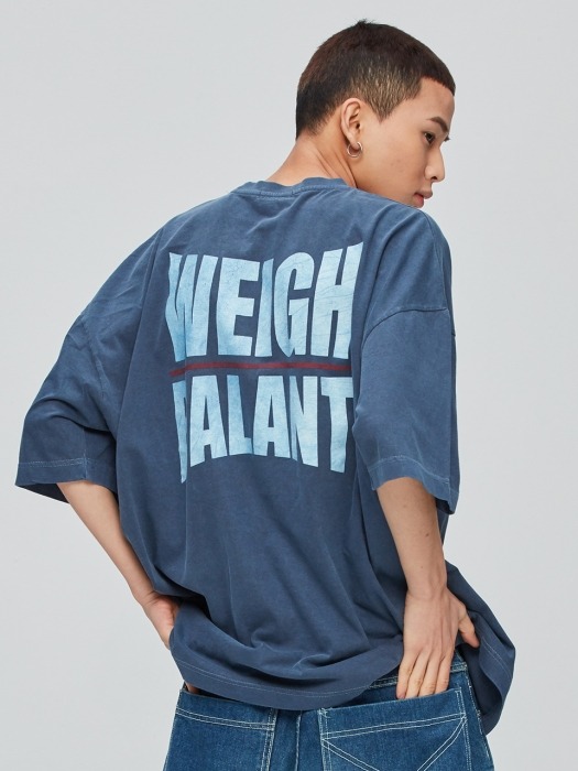 Pigment Weigh in on Issue Tshirt - Navy