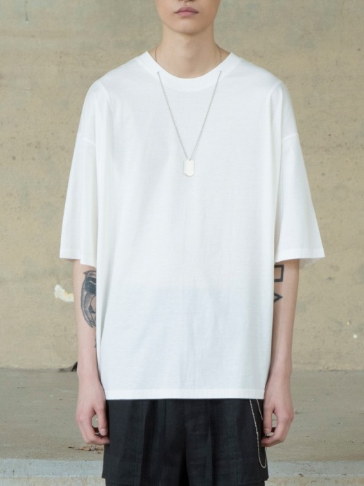 Overfit Chain T-shirts White