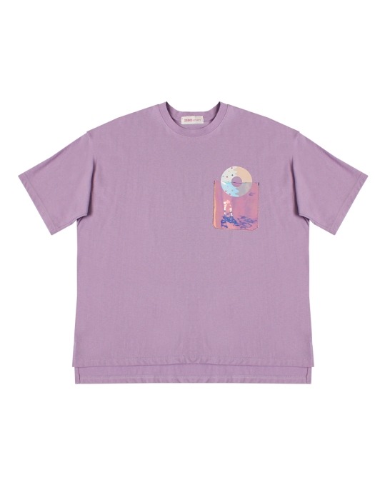 ZERO Donut Pocket T-Shirt_pink, purple