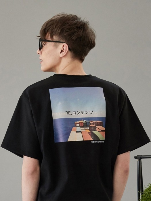 black replay campaign 1/2 tee (multiple)