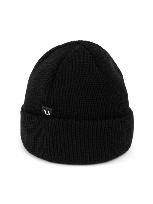 BEANIE / MARINE FIT / U STRAP / M BLACK