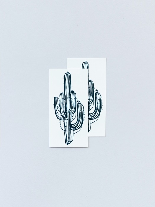Saguaro Cactus Pairs타투 스티커