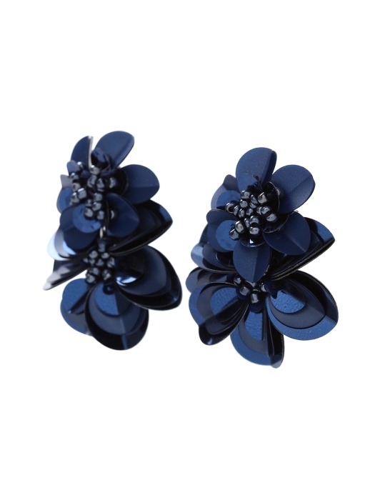 Holiday Small Spangle Flower Earrings