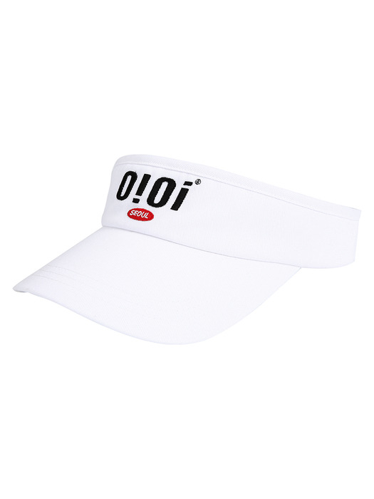 BASIC LOGO SUN VISOR_white