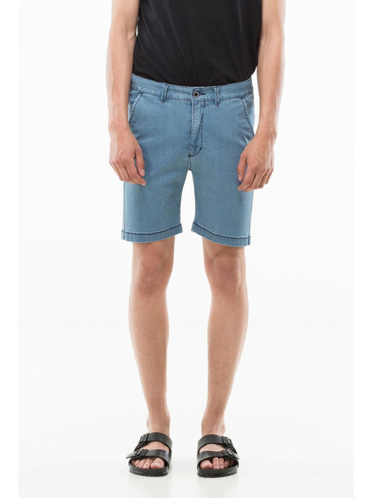 WOOD SHORTS - Light blue 