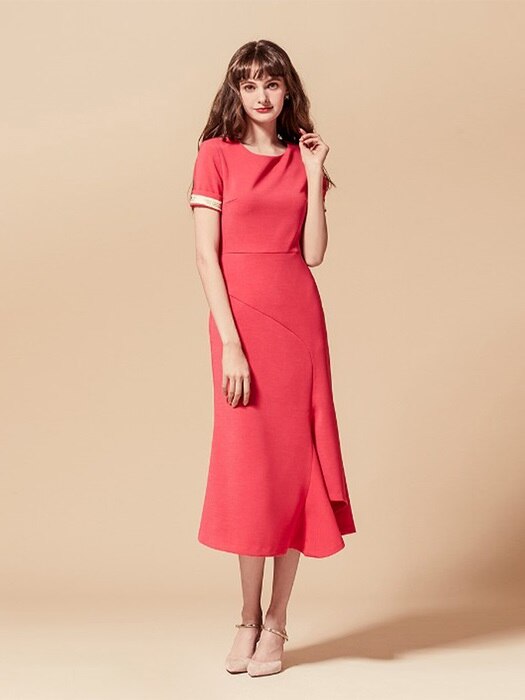 FRILL POINT STANDARD DRESS [ 프릴 포인트 스탠다드 드레스 ] RM9DR01-2RD