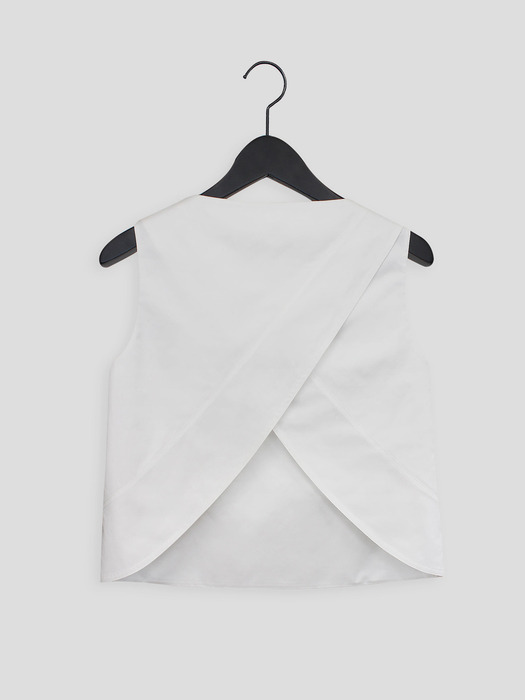  Space sleeveless shirt (White)
