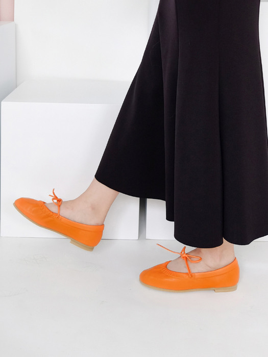 Ballerina flat shoes_orange