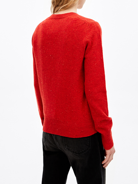 Red wool jumper_B206AWK006RD