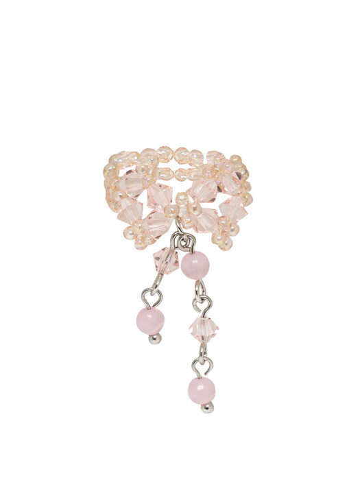 Tinker Bell Beads Ring (Baby Pink)