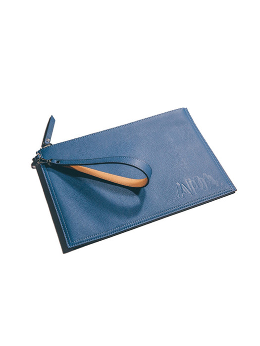 [단독]Vivid Rectangle Clutch Bag blue