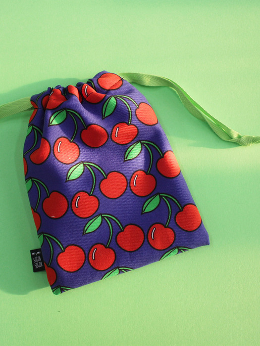 cherry string pouch s