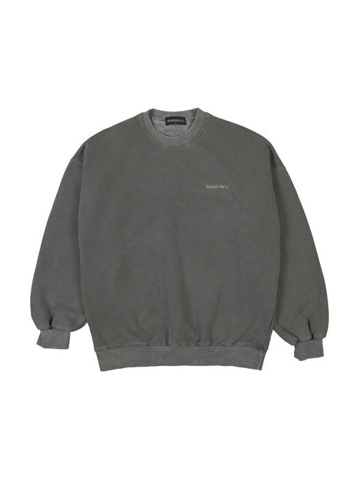 [UNISEX] DYEING ROUND MTM_CHARCOAL