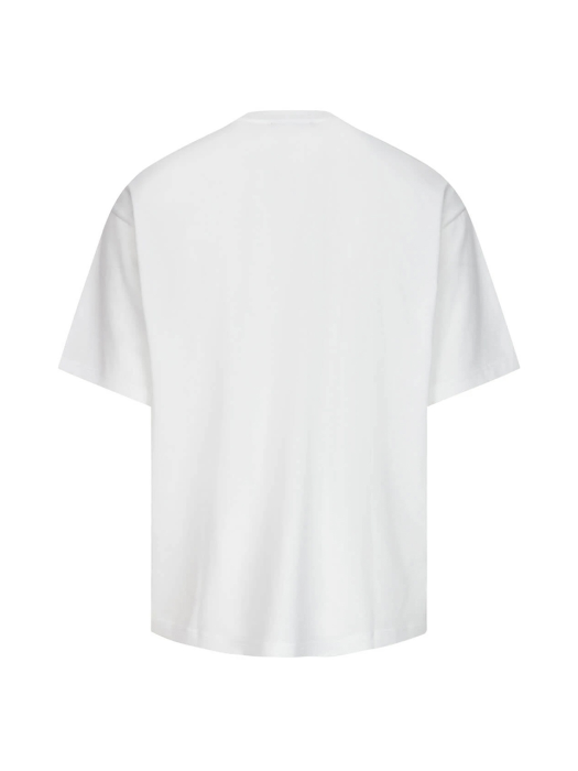 페이스 오버사이즈 반팔 티셔츠 CL0085 WHITE