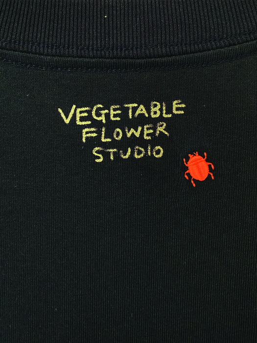 [vegetable flower studio X viaplain] Via Vege T-shirt