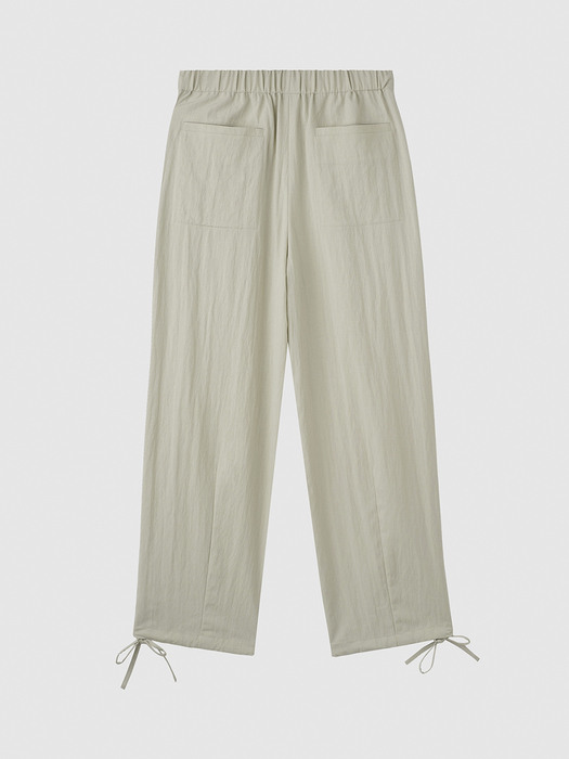 Soft Knotted Pants / Sage