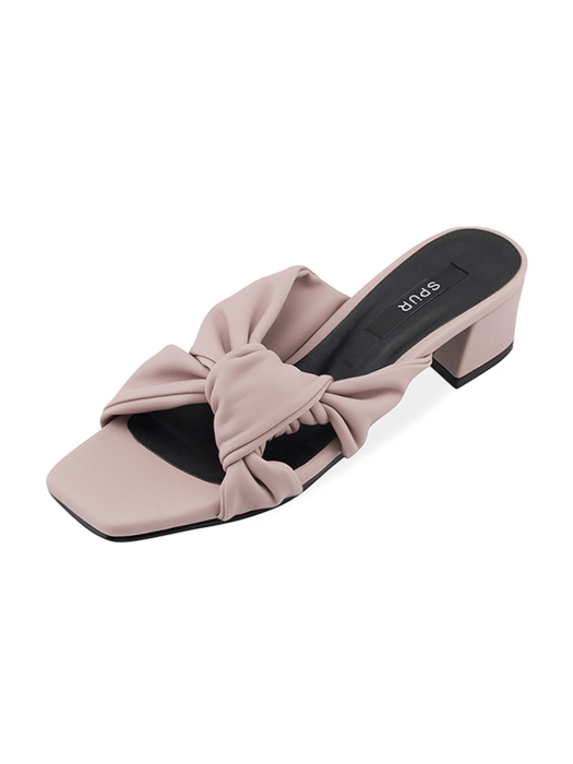 OS9093 Pleats ribbon mule 2컬러