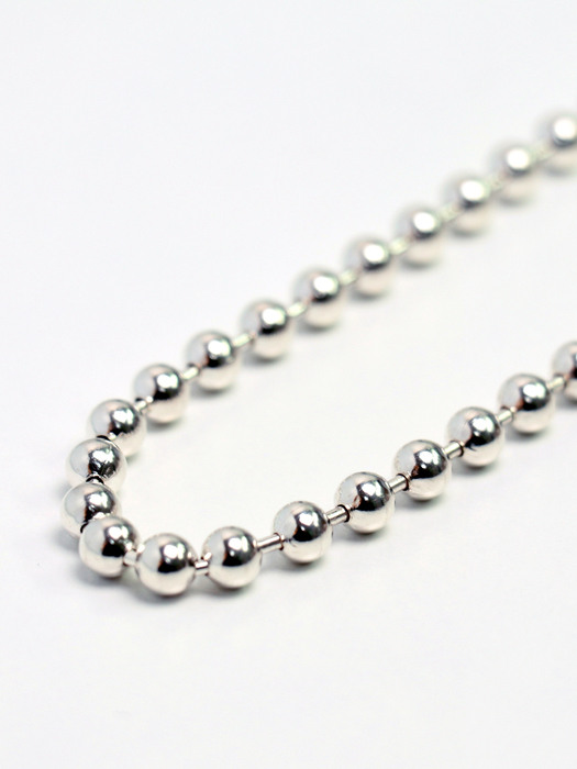 silver ball magnetic necklace