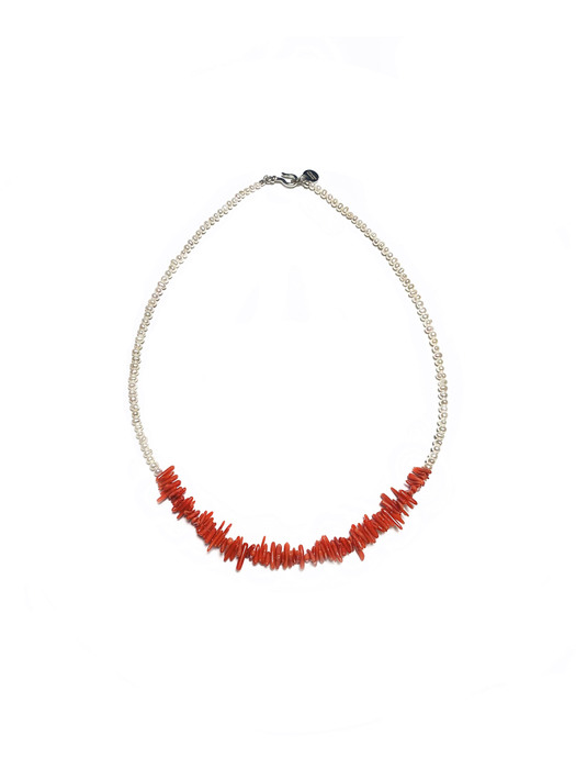 Coral & Pearl Necklace