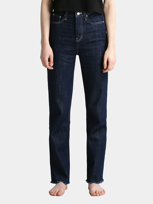 W17 Highrise Denim Pants_Dark Blue