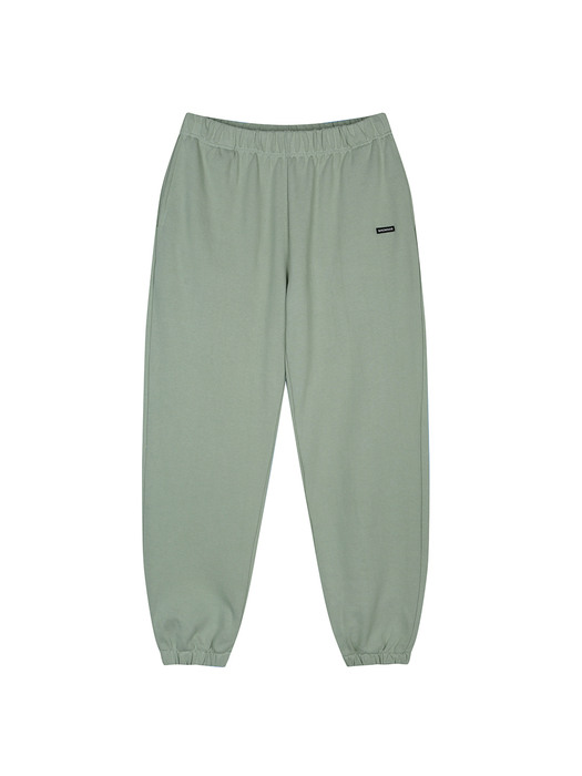 pastel jogger pants green