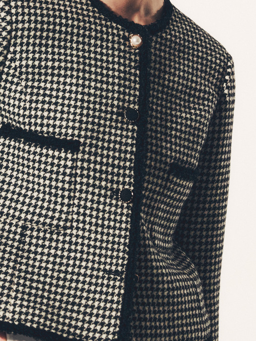 [Tweed] Trimming Tweed Jacket