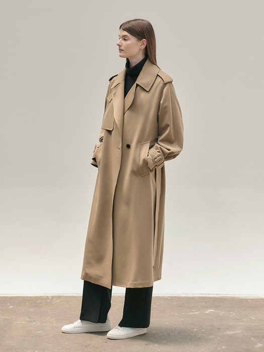 21FN volume trench coat [K/BE]