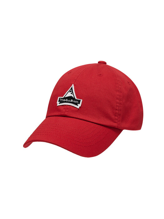 MONO WAPPEN BALL CAP(RED)
