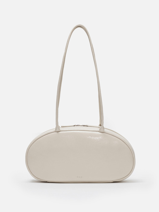 Medium Pebble shoulder bag Wrinkled ivory