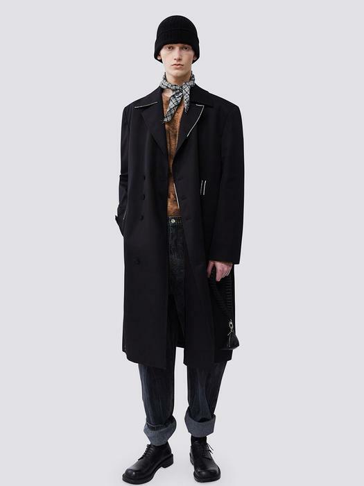 Manteau nip trench coat Noir