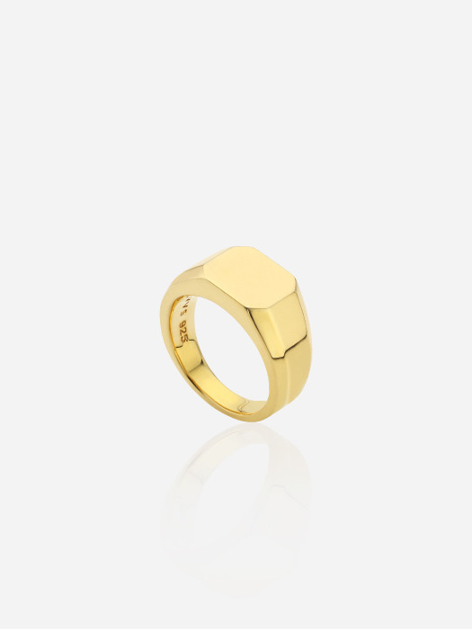 Ravenna Signet Ring _ Gold