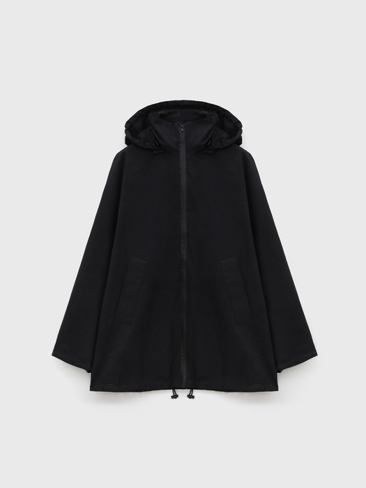 Double Cotton Hood Zip-up Jacket