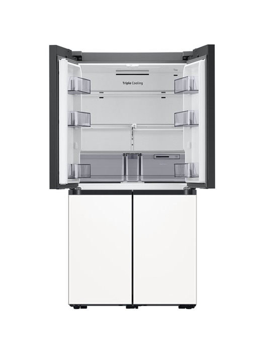 인증점 비스포크 키친핏 냉장고 RF60B91C3AP 오더메이드 글라스